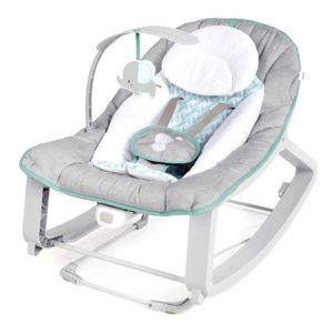 *New*Ingenuity Keep Cozy 3-in-1 Grow With Me Baby Bouncer, Rocker & Toddler Seat